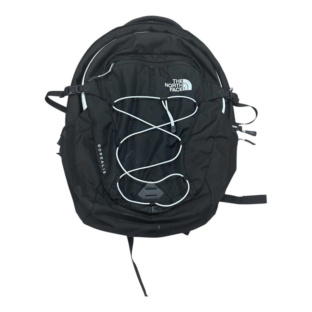 The North Face Borealis Backpack Black Work School Hiking Padded Flexvent